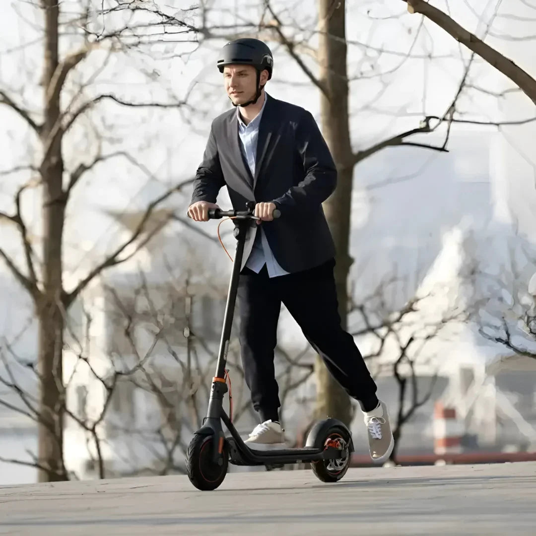 Segway - G30Max Electric Kick Scooter Foldable Electric Scooter w/40.4 Max Operating Range & 18.6 mph Max Speed - Black - MAX-G30P 8