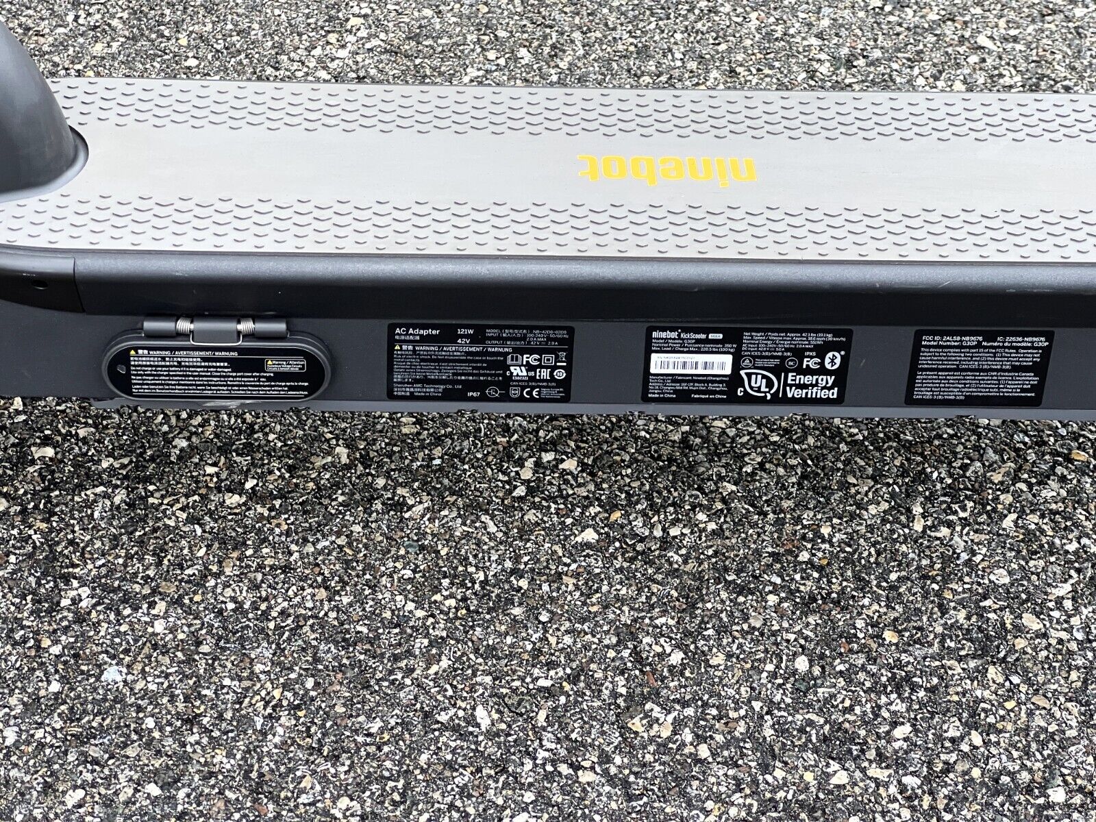 Segway - Max G30P Electric Foldable Kick Scooter - MAX G30P - Good Condition