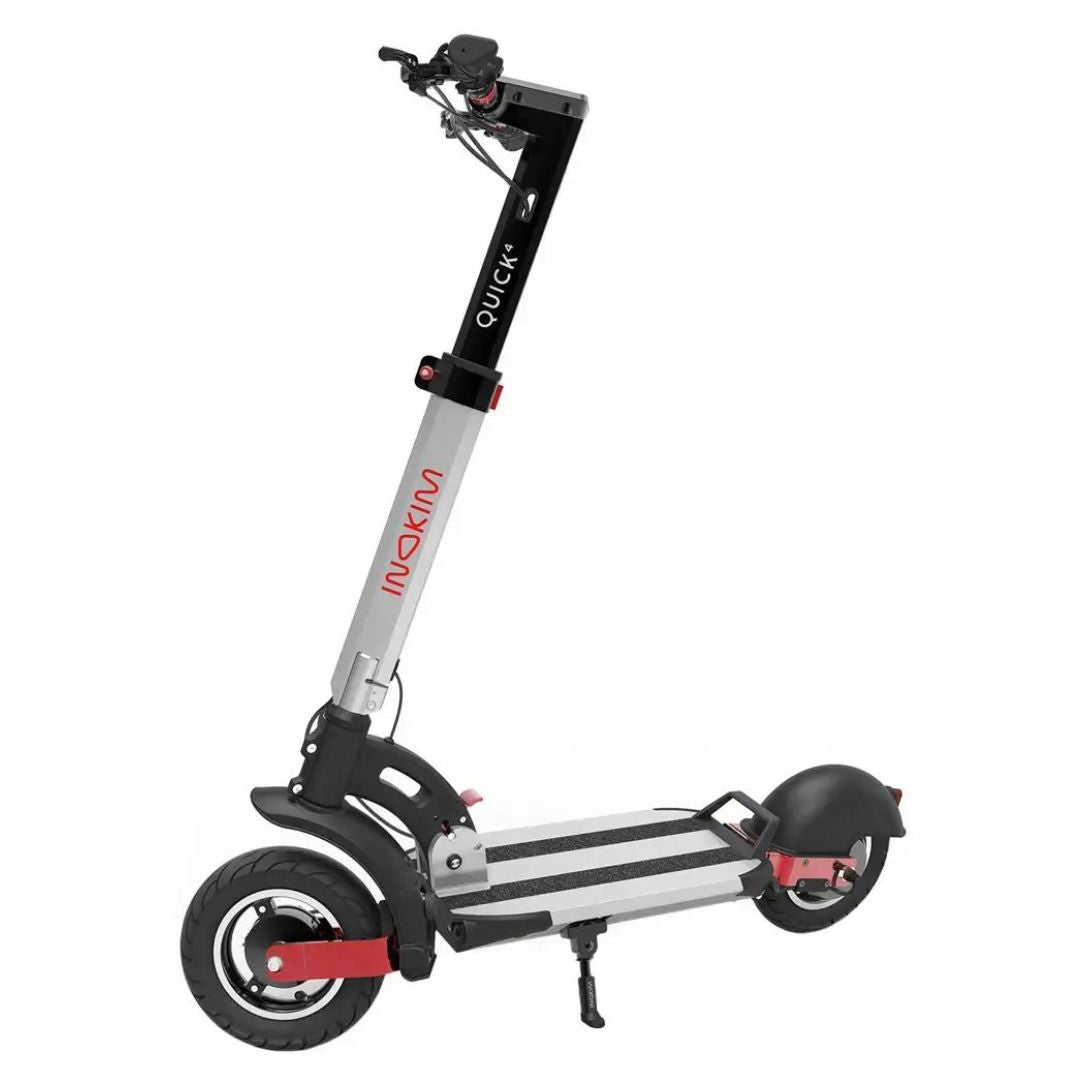 INOKIM - Quick4 Super Scooter w/44 miles Max Operating Range & 25 mph Max Speed - Silver - Excellent Condition