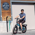 Heybike - Mars Foldable eBike w/ 48mi Max Operating Range & 20 mph Max Speed- for Any Terrain - Blue - HBK-Mars-U