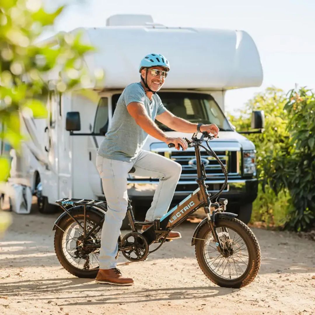 Lectric eBikes - XP Step-Thru 3.0 Foldable Long-Range eBike: 65 miles Max Operating Range & 28 mph Max Speed - Unisize - Black - 401-00878-B201