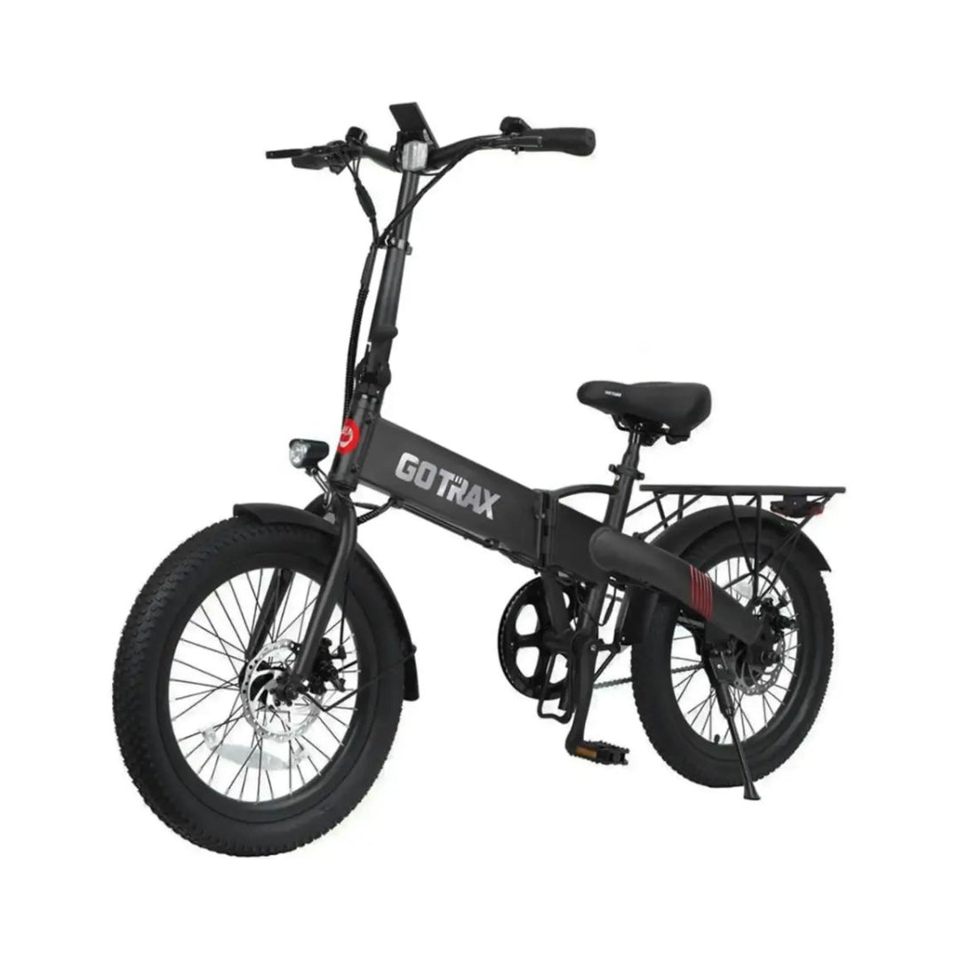 GoTrax - Z4 LITE Folding eBike w/ 25 mile Max Operating Range and 20 MPH Max Speed - Black - GT-Z4LITE