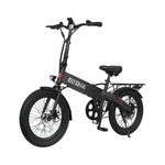 GoTrax - Z4 LITE Folding eBike w/ 25 mile Max Operating Range and 20 MPH Max Speed - Black - GT-Z4LITE