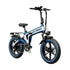 Heybike - Tyson Foldable eBike w/ 55mi Max Operating Range & 28 mph Max Speed - Blue - HBK-TYSON-U