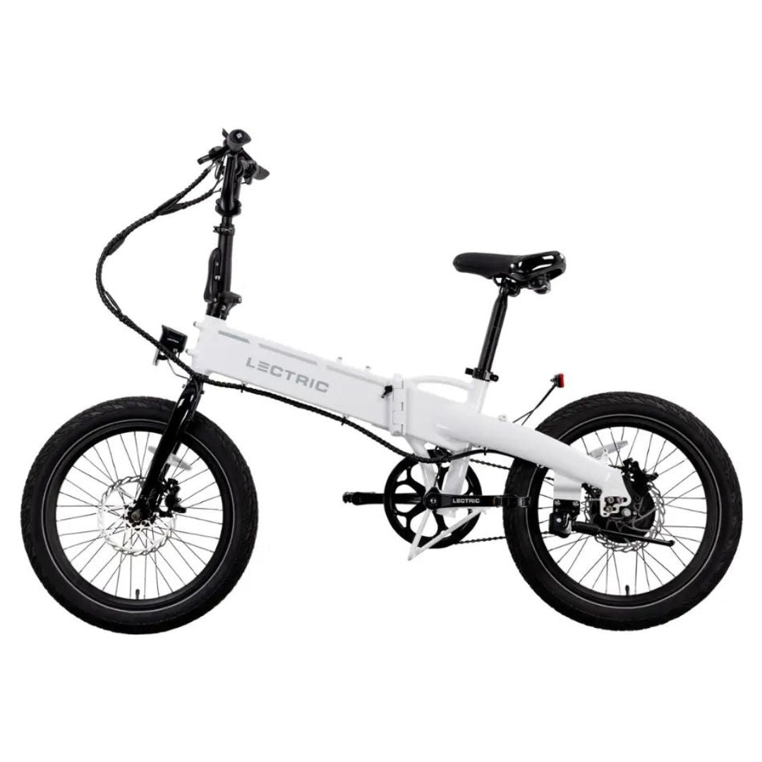Lectric eBikes - XP Lite 2.0 Foldable Long-Range eBike with 80 miles Max Operating Range & 20 mph Max Speed - Unisize - Arctic White - 401-00949-W301