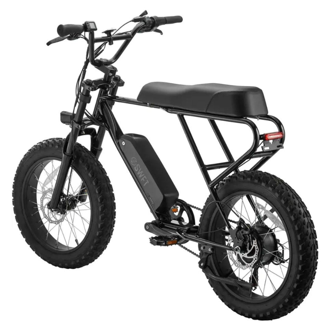 SWFT ZIP eBike w/ 37mi Max Operating Range & 19.8 mph Max Speed - Black - SWFT-ZIP-BLK