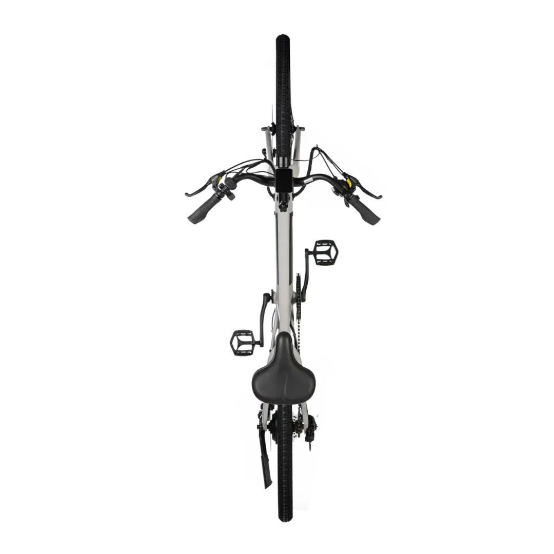 Aventon - Pace 350.2 Step-Over Ebike w/ 40 mile Max Operating Range and 20 MPH Max Speed - Regular - Cloud Grey - P3T001
