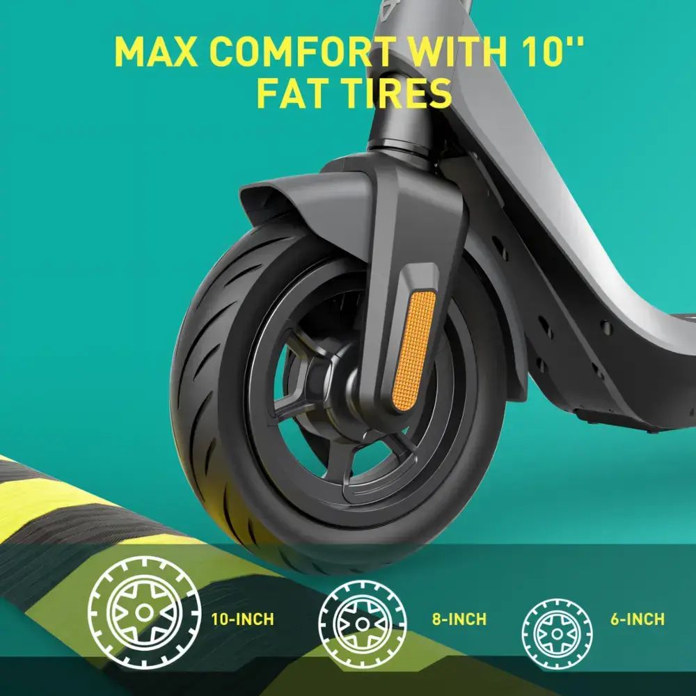 NIU - KQi2 Pro Foldable Electric Kick Scooter w/ 25 mi Max Operating Range & 17.4 mph Max Speed - Gray - K2P32GG1A11 - Excellent Condition