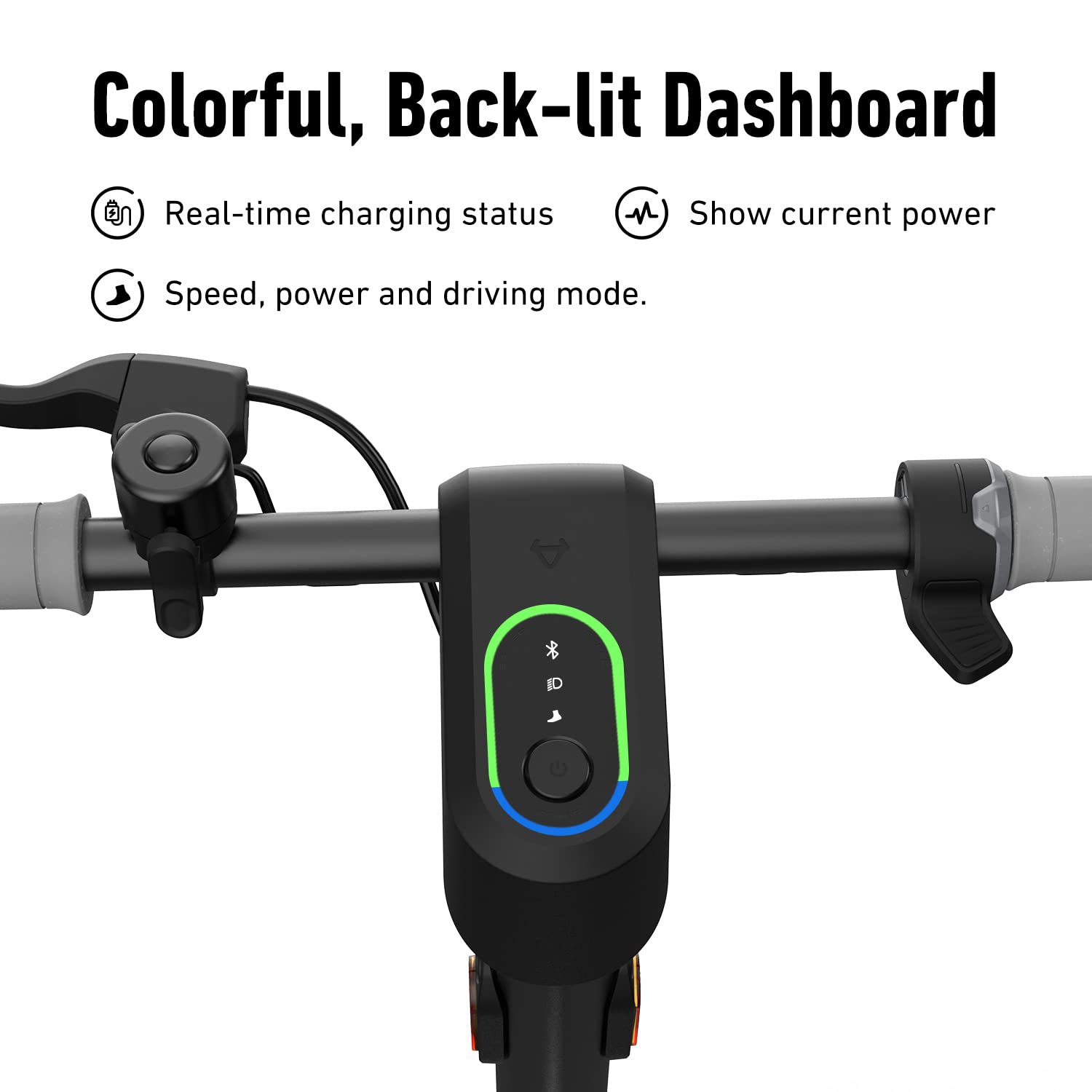 NIU - KQi 1 Pro Foldable Electric Kick Scooter w/ 15.5 mi Max operating Range & 15.5 mph Max Speed - Grey - K1P342G1A11