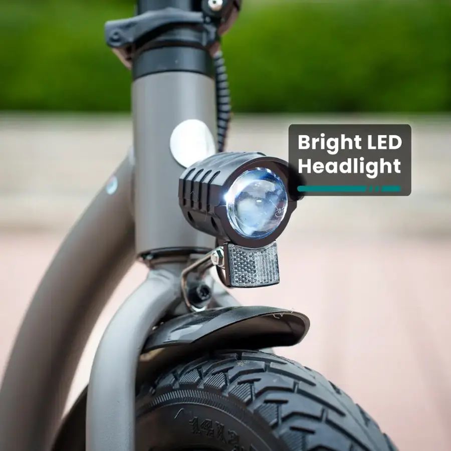 GoTrax - FLEX VOYAGER Electric Scooter w/15mi Operating Range & 15.5mph Max Speed - Gray - Good Condition