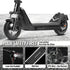 NIU - KQi 300P Foldable Electric Kick Scooter W/ 30 mi Max Range & 20 mph Max Speed - White - KSP311W1A11 - Excellent Condition
