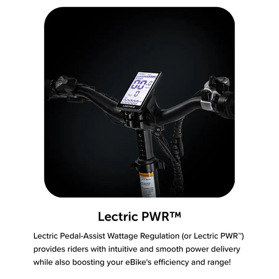 Lectric eBikes - XP Step-Thru 3.0 Foldable Long-Range eBike: 65 miles Max Operating Range & 28 mph Max Speed - Unisize - Black - 401-00878-B201