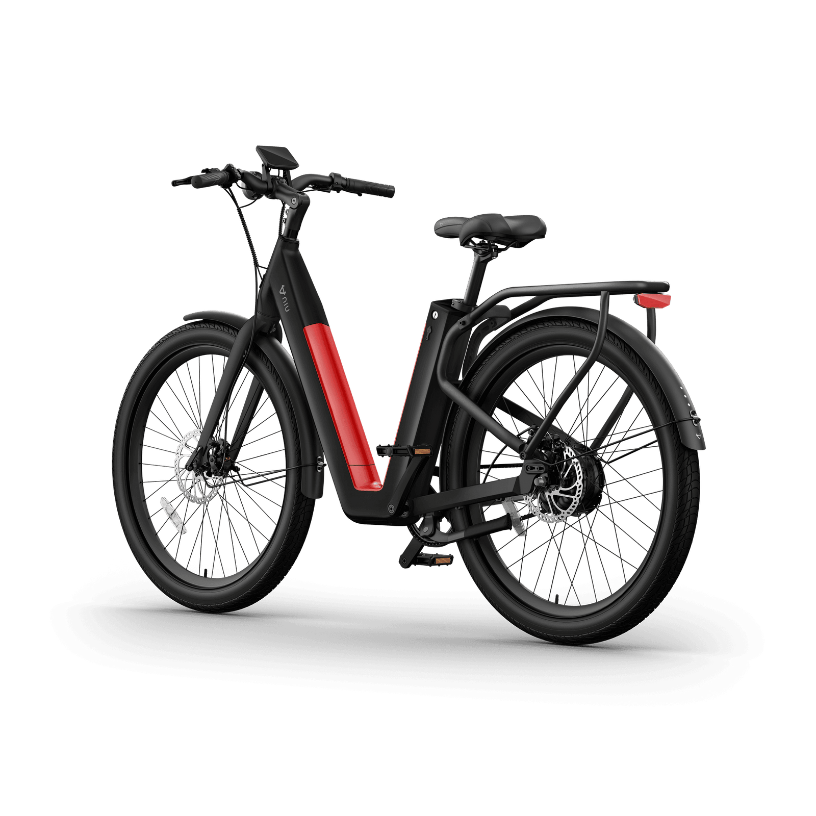 NIU - BQi-C3 Pro eBike w/ up to 90 miles Max Operating Range and 28 MPH Max Speed - Black - EBSL37B119