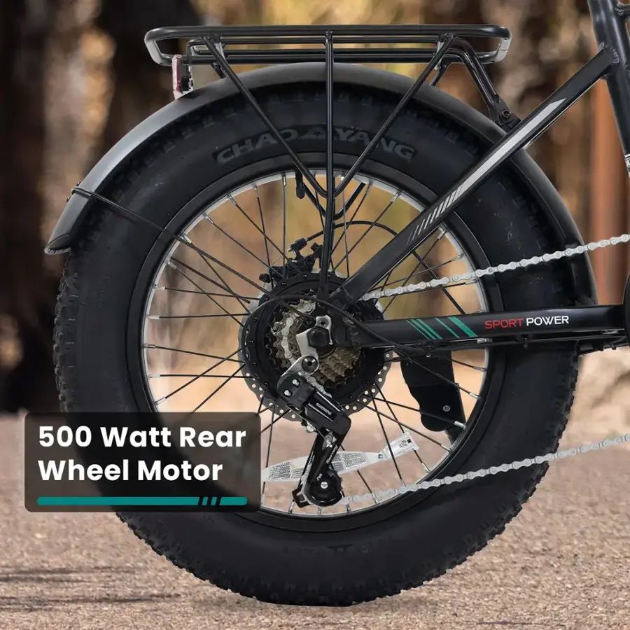 GoTrax - Z4 Pro Foldable Ebike w/ up to 50 mile Max Operating Range and 28 MPH Max Speed - Black - GT-Z4PRO