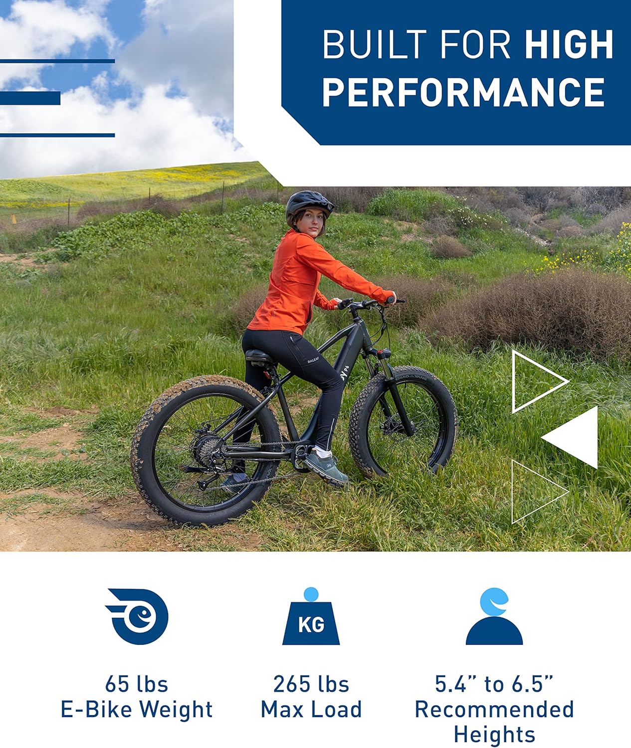HiBoy - P6 eBike w/ 62.1 mi Max Operating Range & 28 mph Max Speed - Black - P6