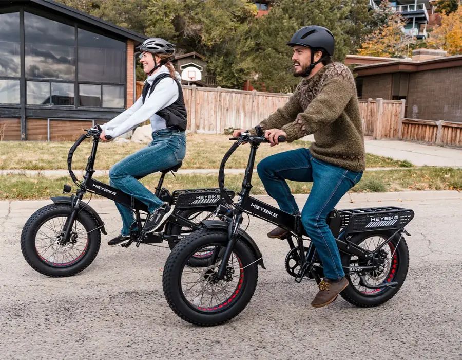 Heybike - Mars 2.0 Foldable eBike w/ 45mi Max Operating Range & 28 mph Max Speed - Black - HBK-Mars-2.2-B