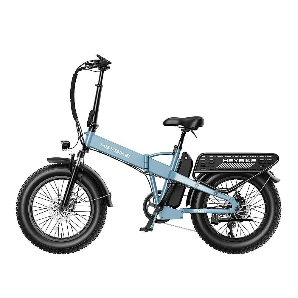 Heybike - Mars 2.0 Foldable E-bike w/ 45mi Max Operating Range & 28 mph Max Speed - Blue - HBK-Mars-2.2-U