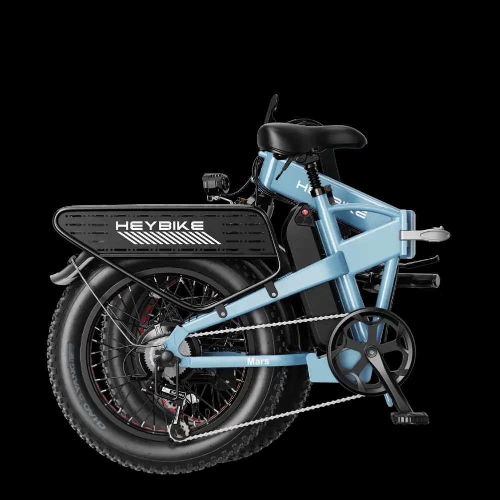 Heybike - Mars 2.0 Foldable E-bike w/ 45mi Max Operating Range & 28 mph Max Speed - Blue - HBK-Mars-2.2-U