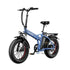 Heybike - Mars Foldable eBike w/ 48mi Max Operating Range & 20 mph Max Speed- for Any Terrain - Blue - HBK-Mars-U