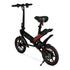 Hyper - Foldable Compact eBike w/ 15 mile Max Operating Range & 15.5 MPH Max Speed - Black - HYP-S36-5002