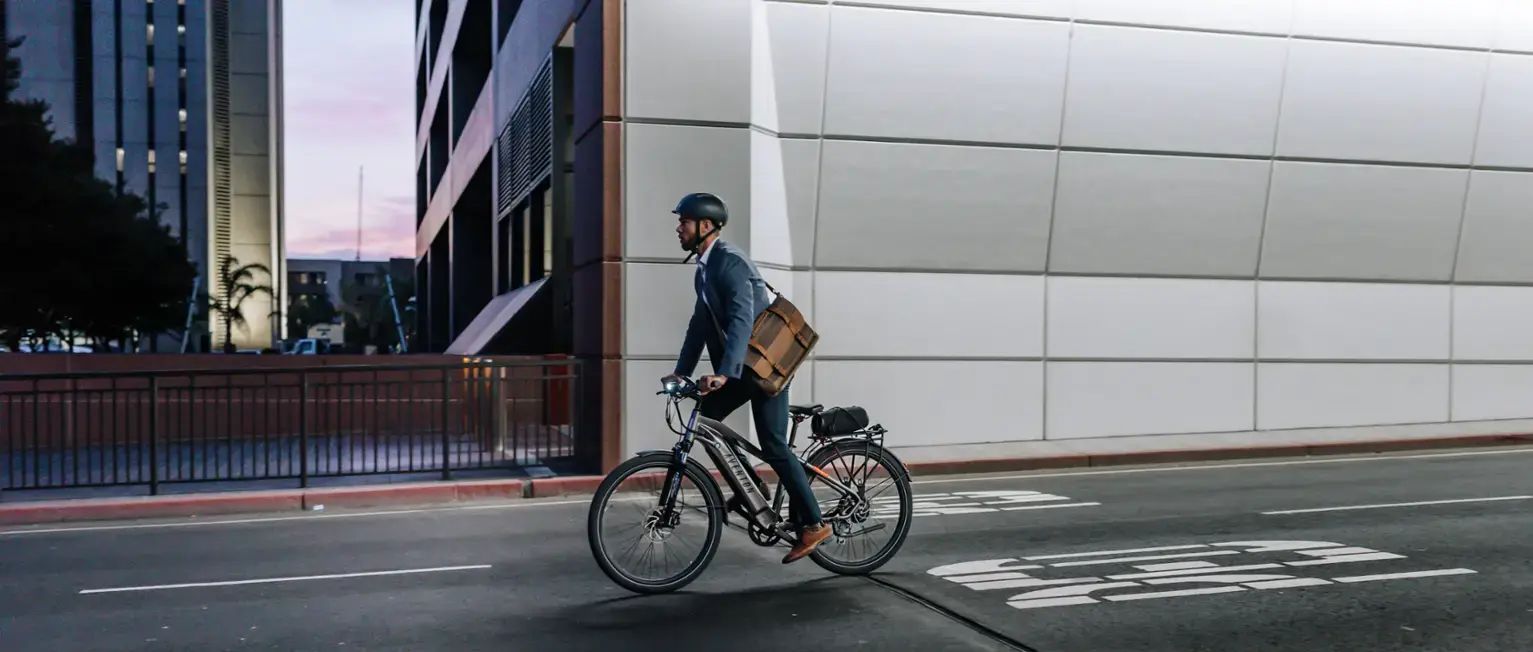 Aventon - Level.2 Commuter Step-Over eBike w/ up to 60 miles Max Operating Range and 28 MPH Max Speed -  Clay Grey - LCT001