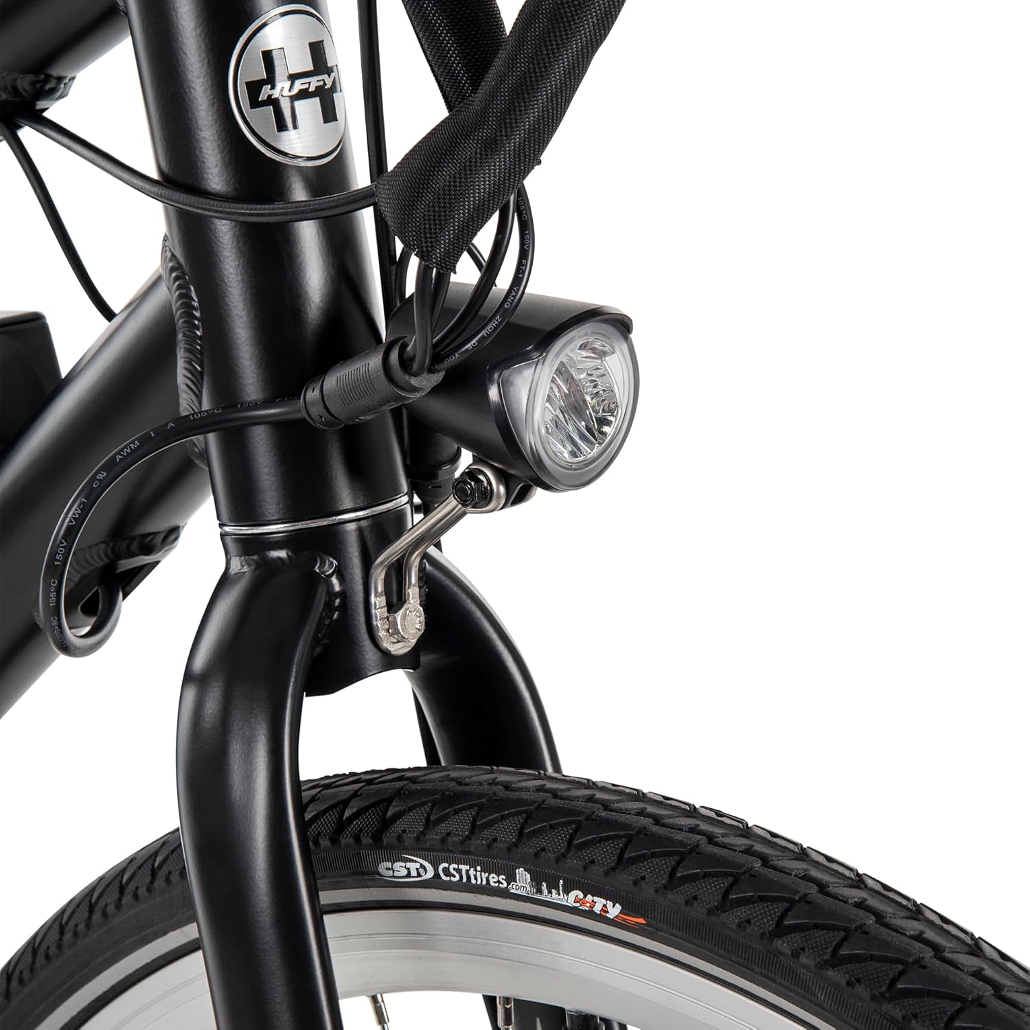 Huffy Montview Step Over Electric Bike - Black - 082-10-0005