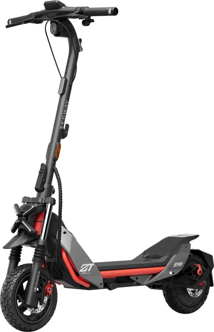 Segway - ZT3 Pro Kick Scooter w/43.5 Max Operating Range & 24.9mph Max Speed - Black - 051801U