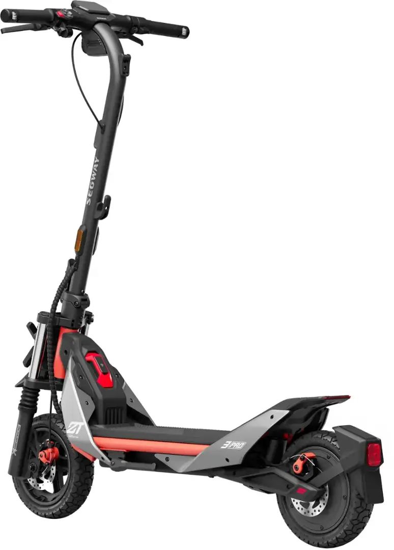 Segway - ZT3 Pro Kick Scooter w/43.5 Max Operating Range & 24.9mph Max Speed - Black - 051801U