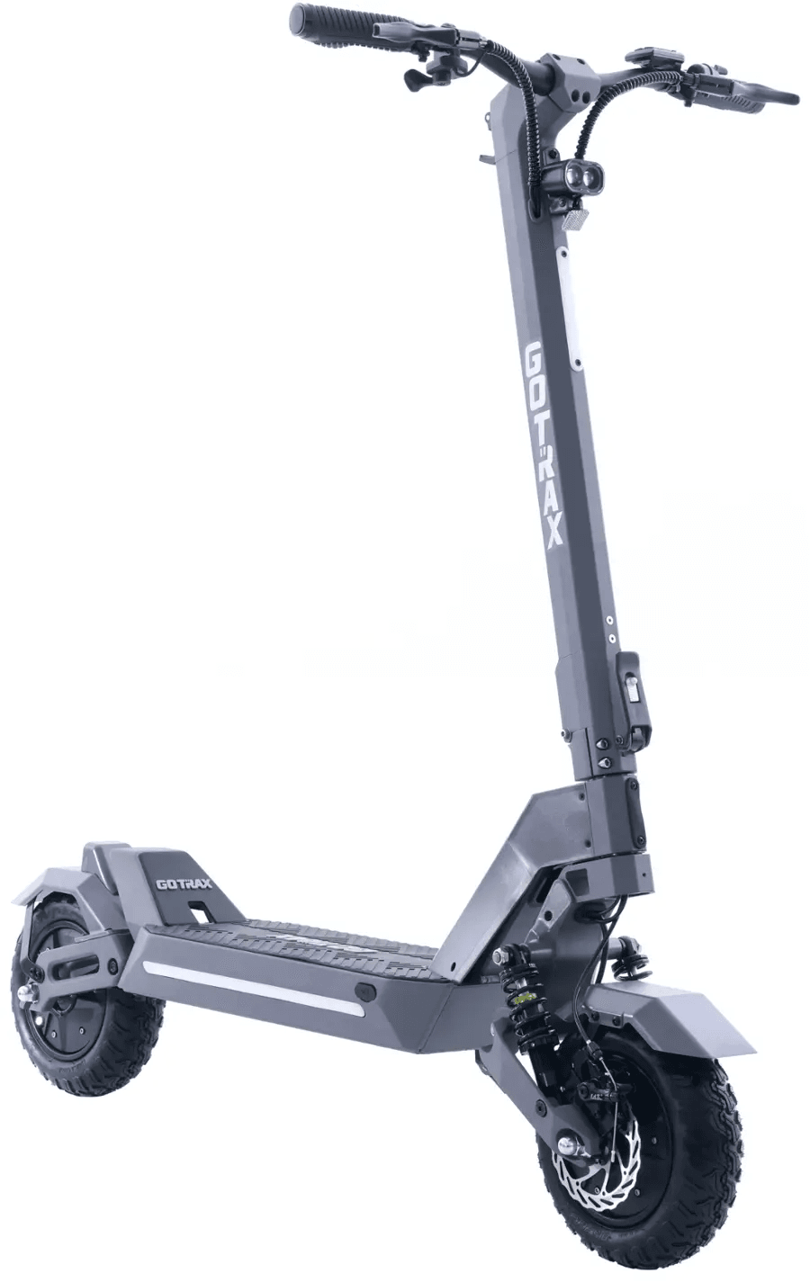 GoTrax - RAPTOR Electric Scooter w/28 mi Max Operating Range & 30mph Max Speed - Gray