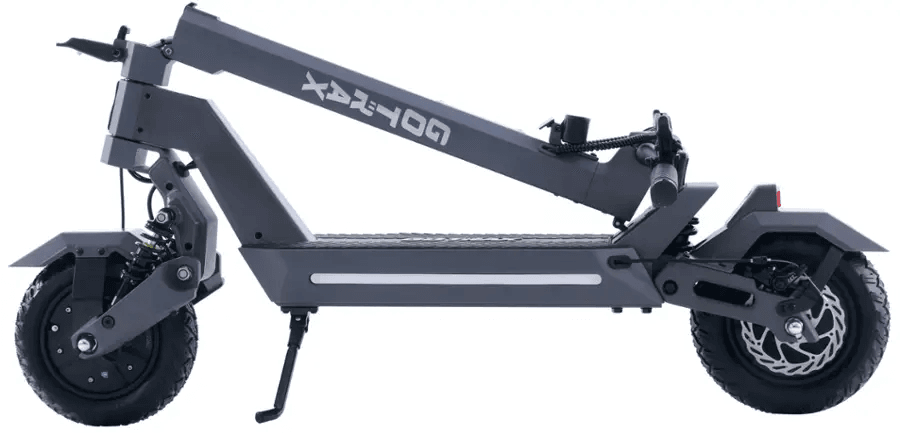 GoTrax - RAPTOR Electric Scooter w/28 mi Max Operating Range & 30mph Max Speed - Gray