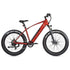 GEN3 - The OutCross Fat Tire eBike w/ 35 mi Max Operating Range and 20 MPH Max Speed - Red - ELM106G3