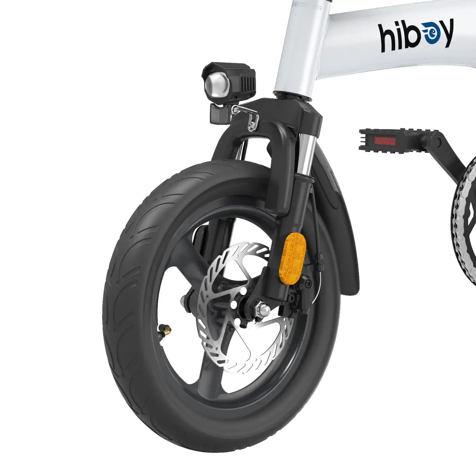 HiBoy - C1 Electric Bike w/ 43.5 mi Max Operating Range & 20 mph Max Speed - White - C1