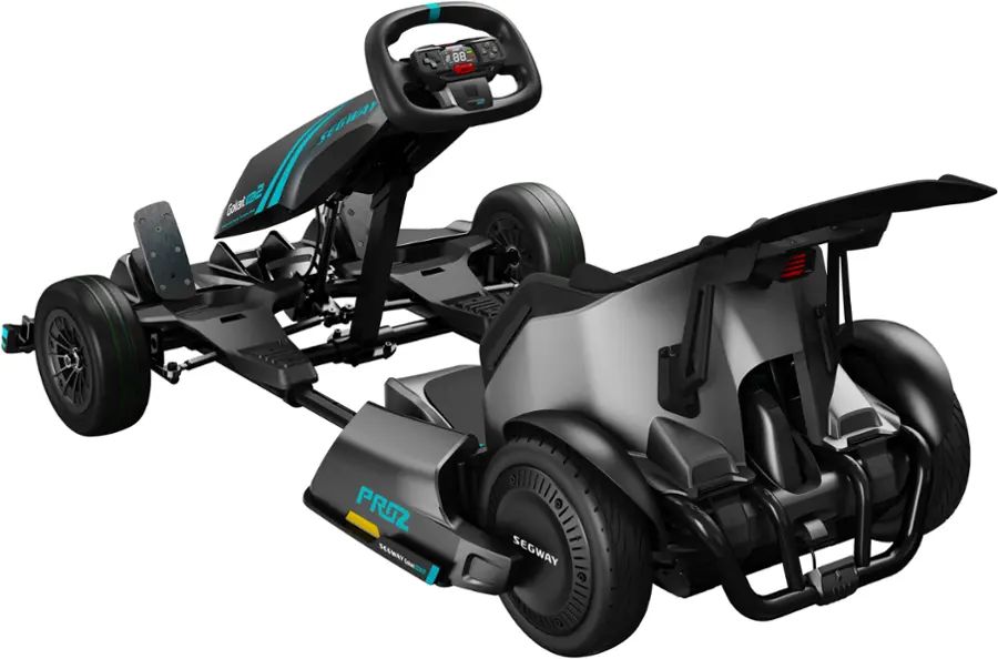 Segway - Go Kart Pro 2 w/15.5 mi Max Operating Range & 26.7 mph Max Speed - Gray - AA.04.04.01.0002