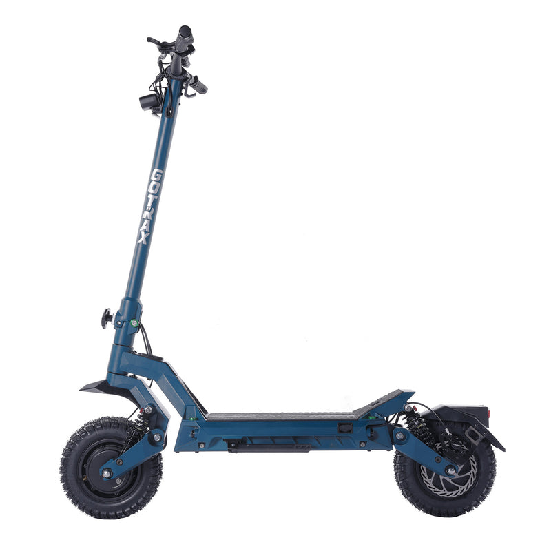 GoTrax - GX3 Electric Scooter w/55 mi Max Operating Range & 40 mph Max Speed - Blue