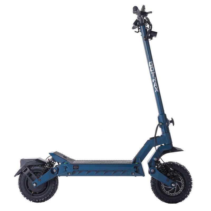 GoTrax - GX3 Electric Scooter w/55 mi Max Operating Range & 40 mph Max Speed - Blue