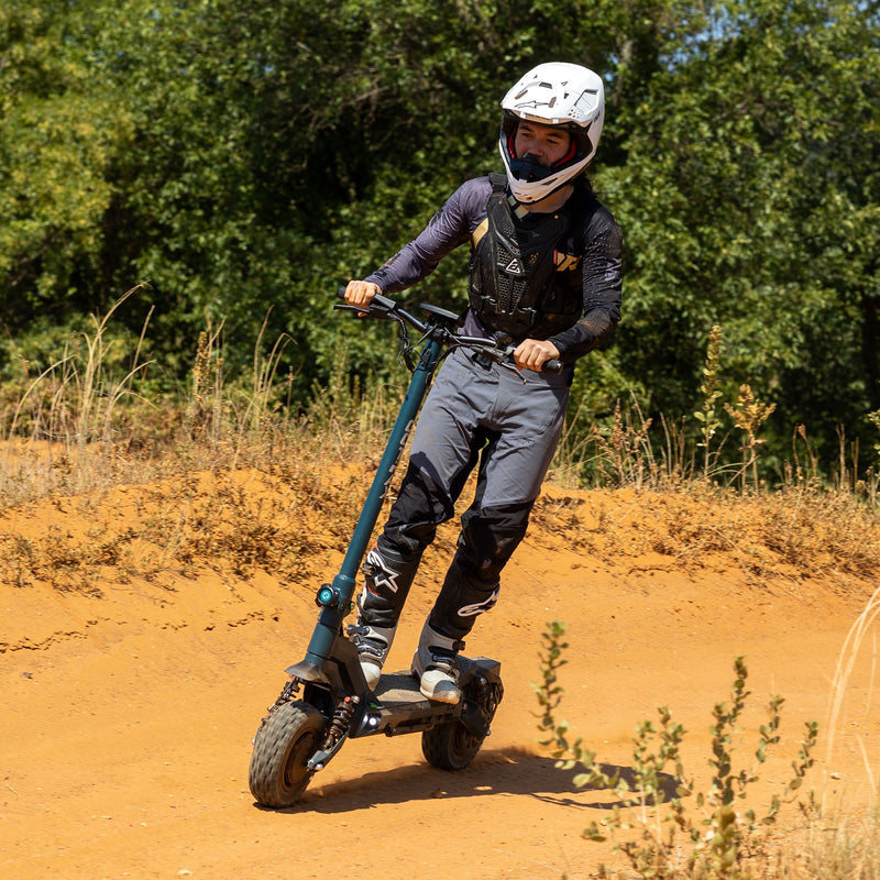 GoTrax - GX3 Electric Scooter w/55 mi Max Operating Range & 40 mph Max Speed - Blue