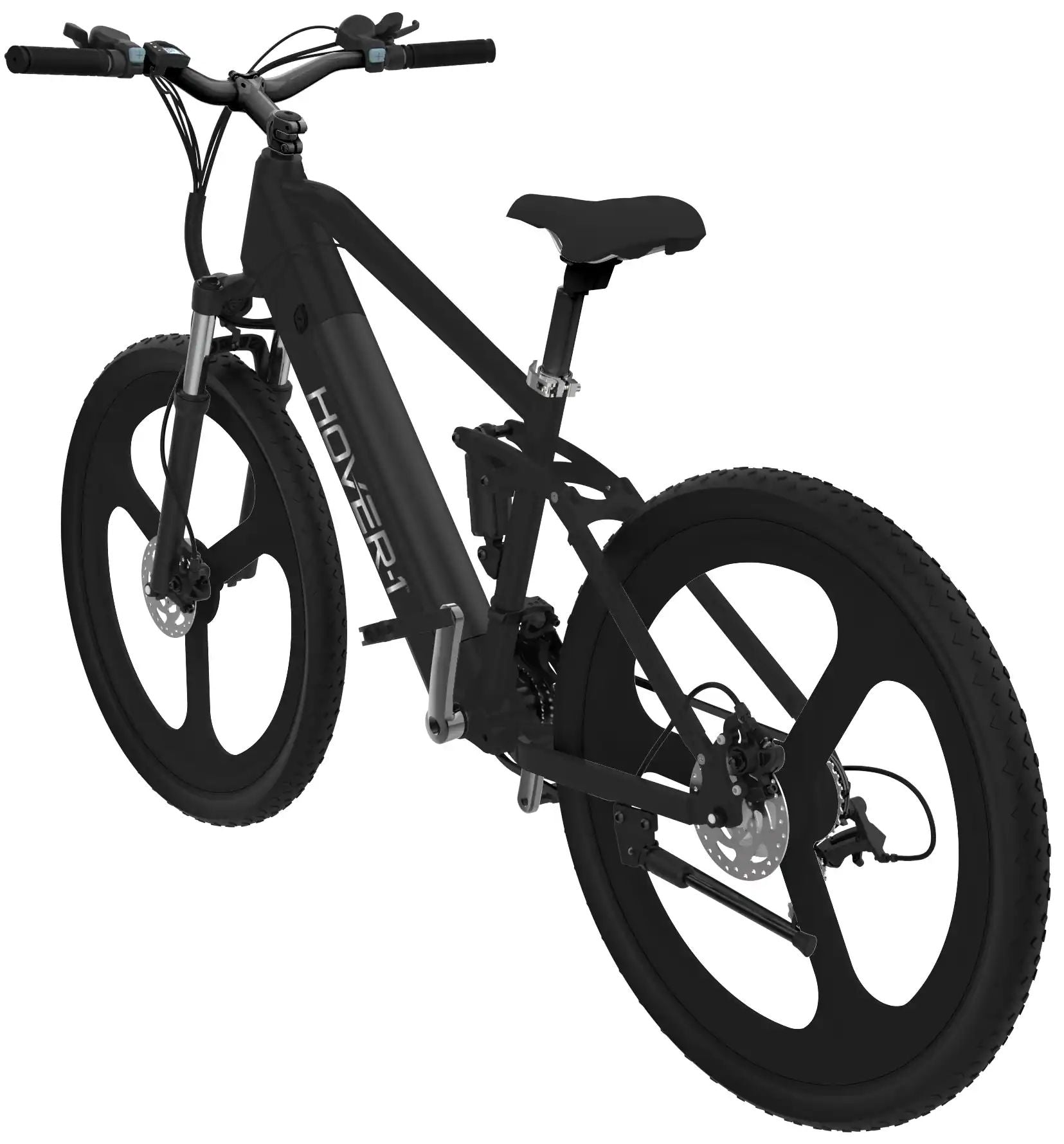 Hover-1 - Instinct eBike 40 miles Max Range and 15 mph Max Speed with Pedal-Assist - Black - H1-EBGR-BLK