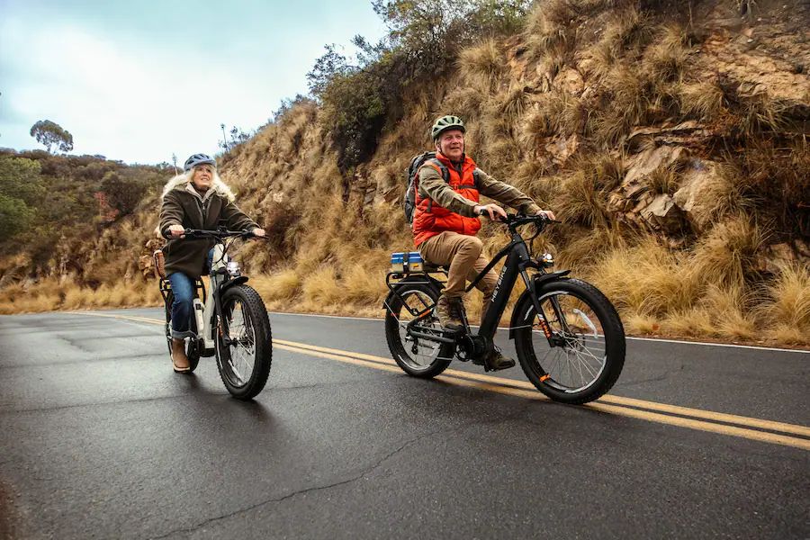 Heybike - ALPHA Mid Drive Fat Tire Commuter Step Over Ebike with 60m Max Range 28mph Max Speed Torque Sensor - HBK-Alpha-Trapez-BK