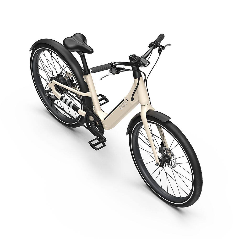 OKAI - Stride Electric Bike w/ 40 Miles Max Operating Range and 25 mph Max Speed - Desert Sand - EB40-SAND