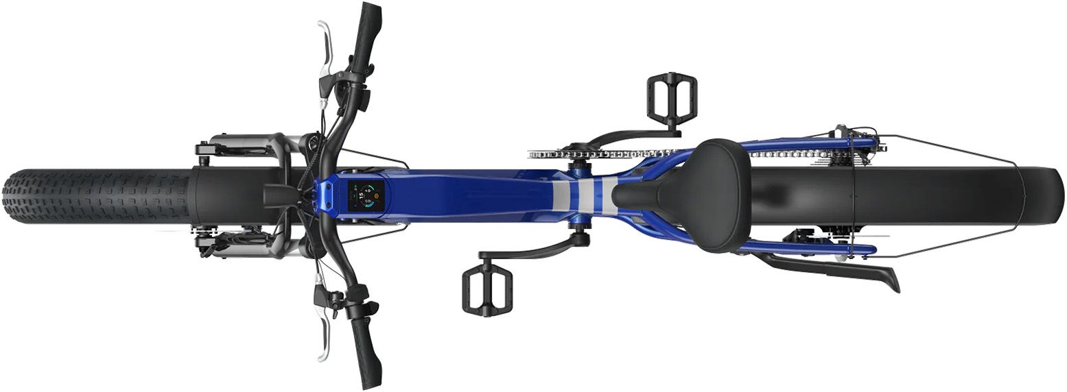 OKAI - Ranger Electric Bike w/45 Miles Max Operating Range and 28 mph Max Speed - Mariner Blue