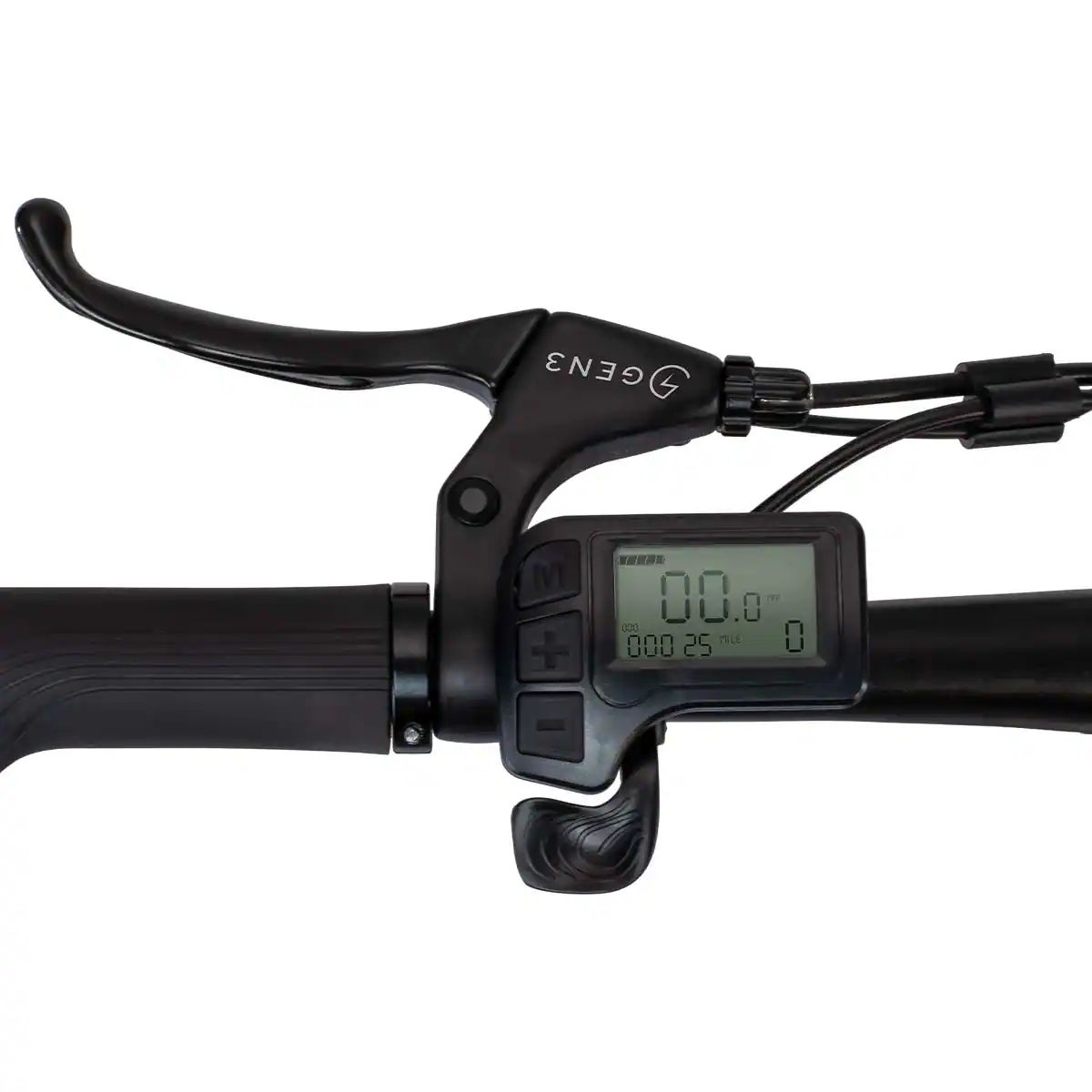 GEN3 - The Stride Step-Thru eBike w/ 45 mi Max Operating Range and 20 MPH Max Speed - White - ELM107G3