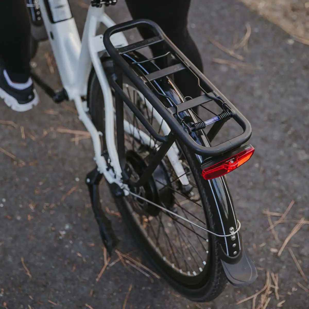 GEN3 - The Stride Step-Thru eBike w/ 45 mi Max Operating Range and 20 MPH Max Speed - White - ELM107G3