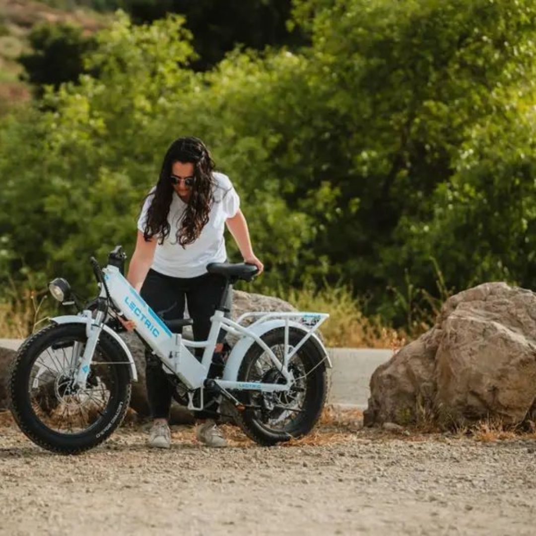 Lectric eBikes - XP Step-Thru 3.0 Foldable Long-Range eBike: 65 miles Max Operating Range & 28 mph Max Speed - Unisize - Black - 401-00878-B201