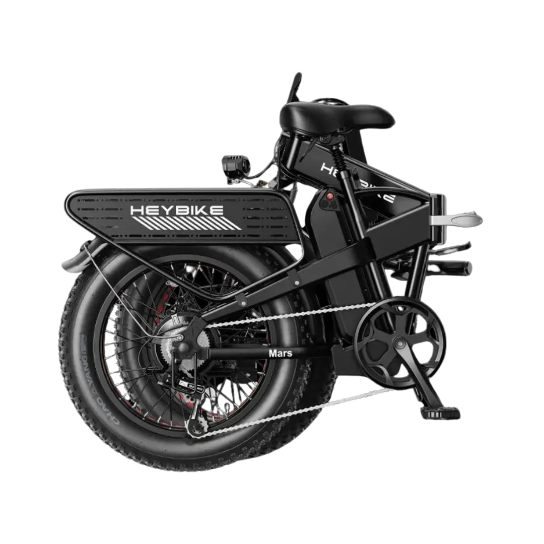 Heybike - Mars 2.0 Foldable eBike w/ 45mi Max Operating Range & 28 mph Max Speed - Black - HBK-Mars-2.2-B