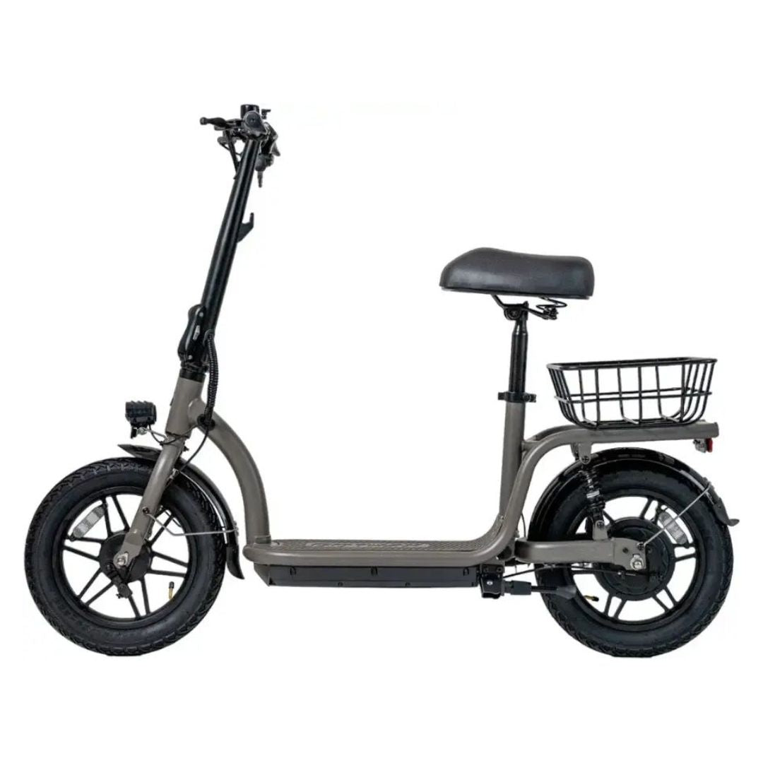 GoTrax - FLEX VOYAGER Electric Scooter w/15mi Operating Range & 15.5mph Max Speed - Gray - Good Condition
