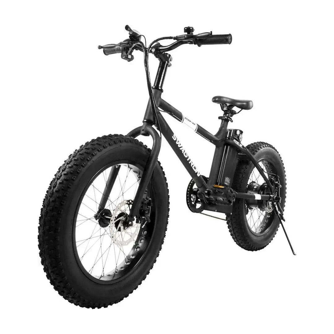 Swagtron - EB-6 20 eBike w/ 20-mile Max Operating Range & 18.6 mph Max Speed - Black - 26060-2 EB-6