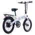 GoTrax - Z4 LITE Folding eBike w/ 25mi Max Operating Range and 20mph Max Speed - White - GT-Z4LITE