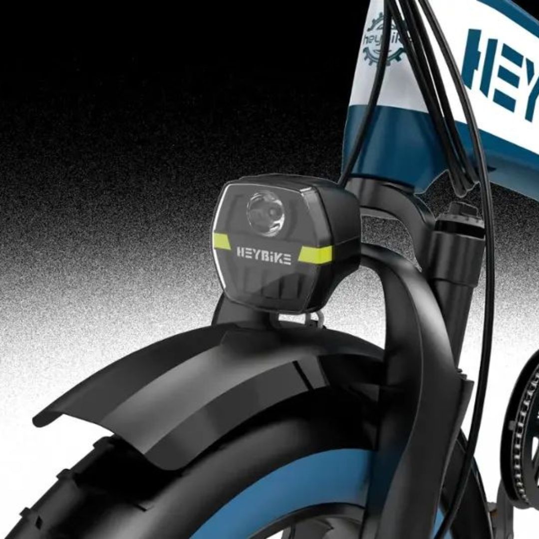 Heybike - Tyson Foldable eBike w/ 55mi Max Operating Range & 28 mph Max Speed - Blue - HBK-TYSON-U