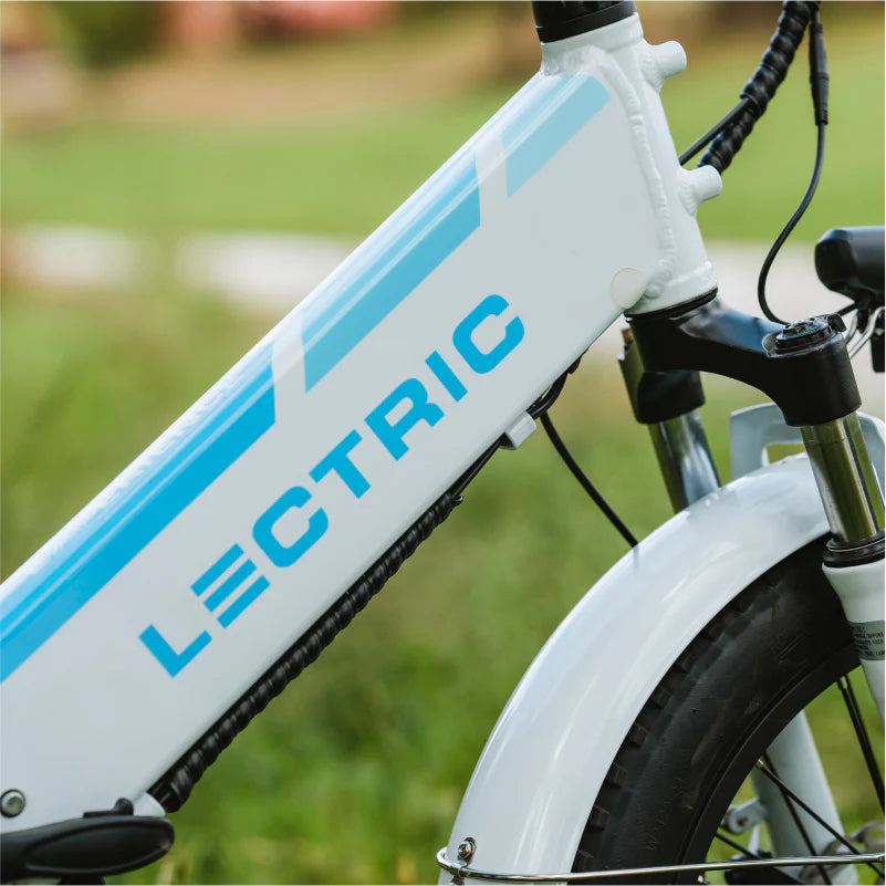 Lectric eBikes - XP Step-Thru 3.0 Foldable eBike: 45 miles Max Operating Range & 28 mph Max Speed - Unisize - White - 401-00878-W101
