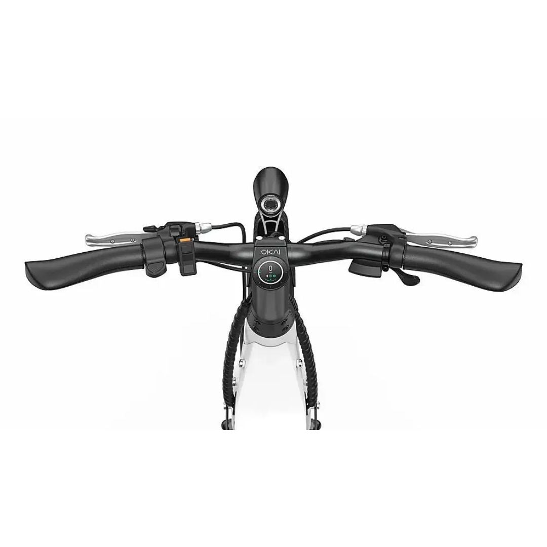 OKAI - Stride eBike w/ 40 Miles Max Operating Range and 25 mph Max Speed - White - EB40-WHITE
